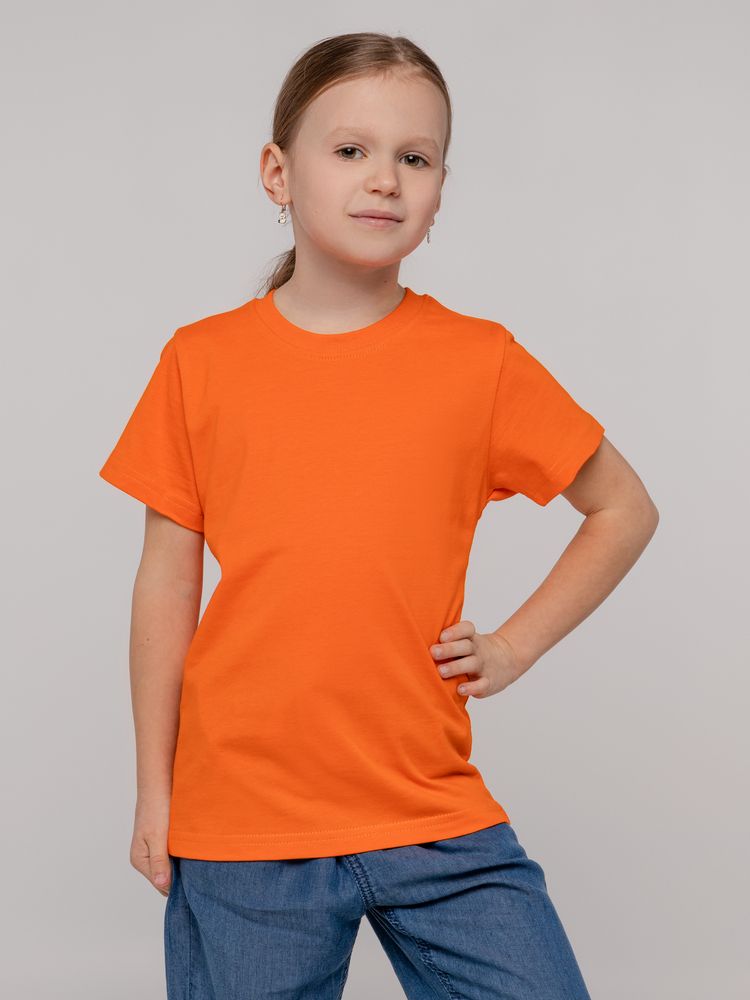 Футболка детская T-Bolka Kids, оранжевая, 6 лет-5