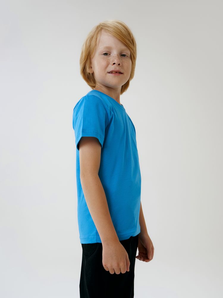 Футболка детская T-Bolka Kids, бирюзовая, 6 лет-6