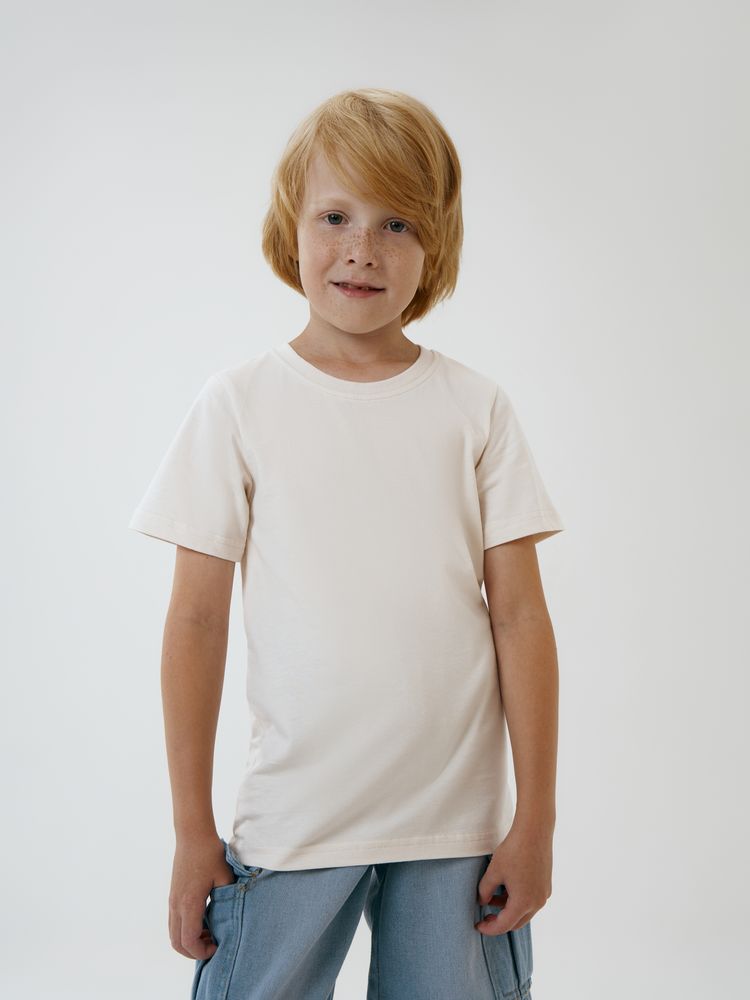 Футболка детская T-Bolka Kids, молочно-белая, 6 лет-6