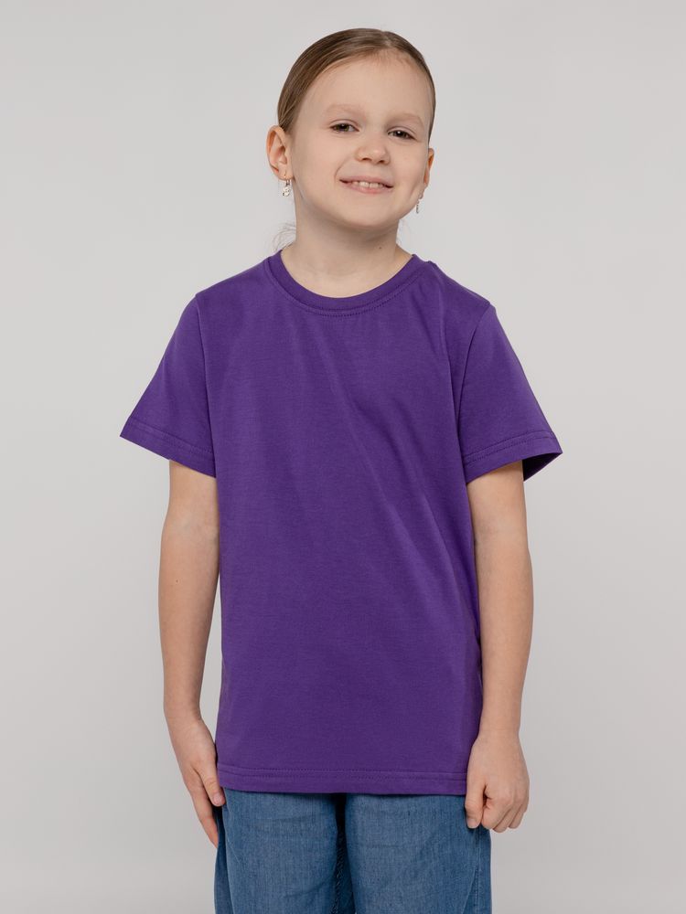 Футболка детская T-Bolka Kids, фиолетовая, 6 лет-5