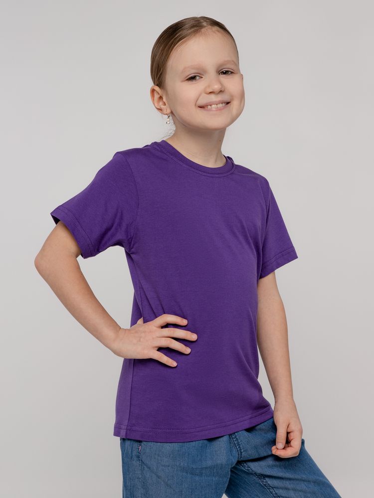Футболка детская T-Bolka Kids, фиолетовая, 6 лет-6