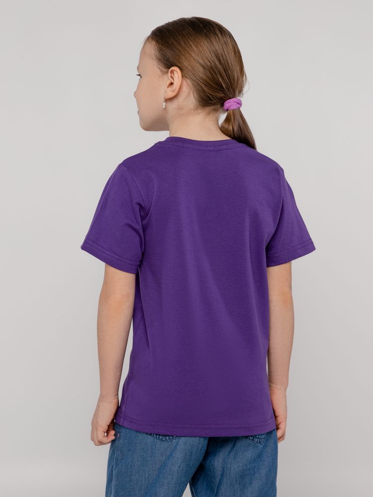 Футболка детская T-Bolka Kids, фиолетовая, 6 лет-7