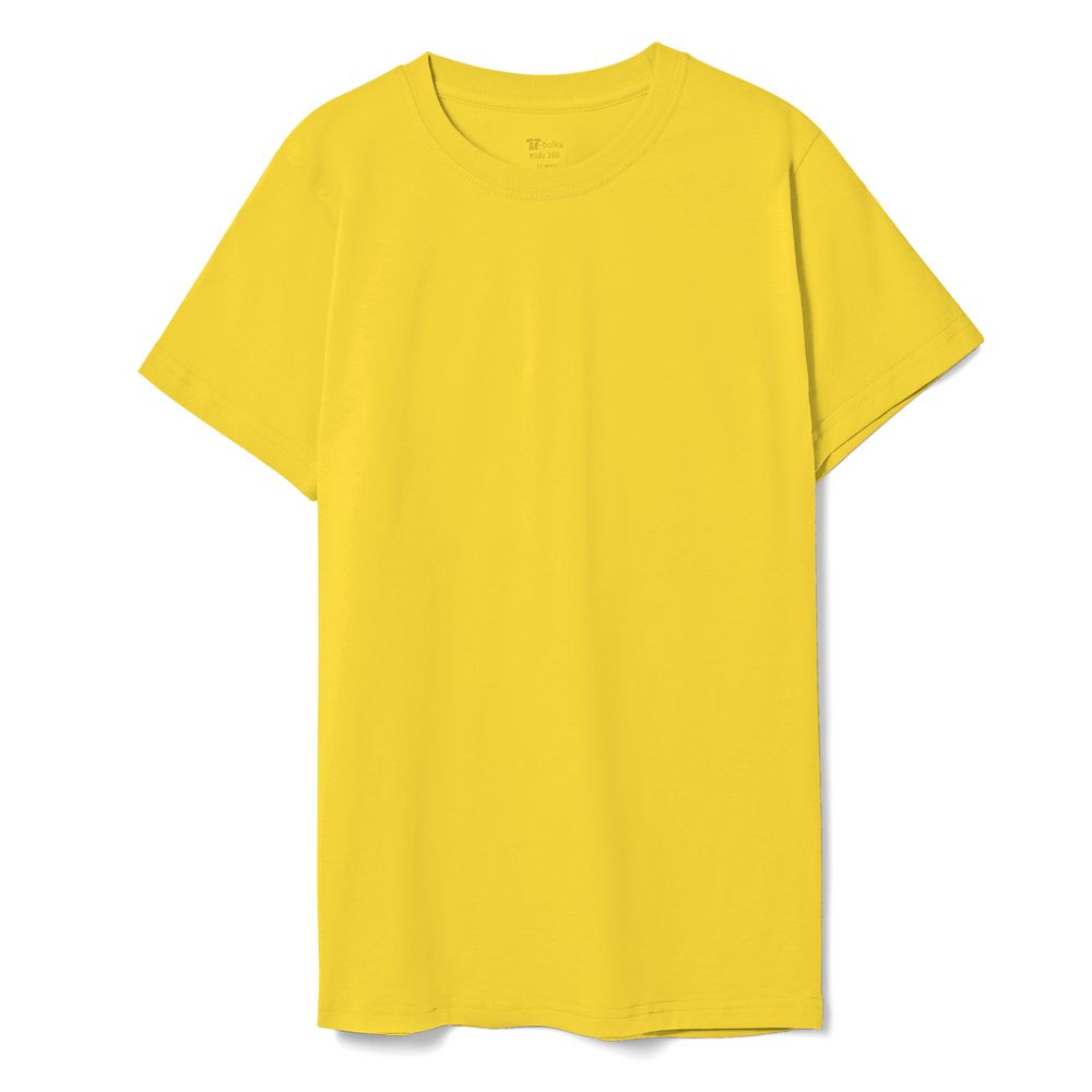 Футболка детская T-Bolka Kids, желтая, 8 лет-1