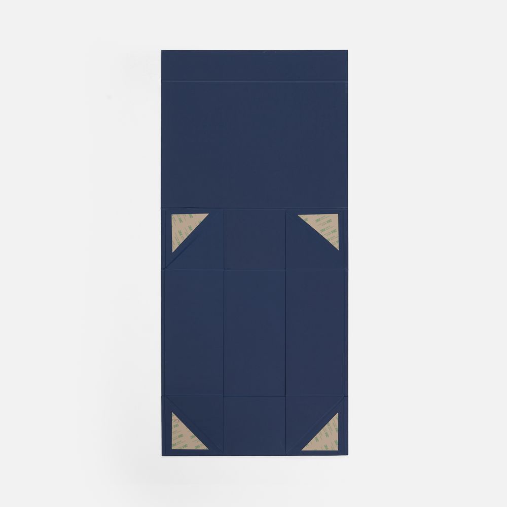 Коробка складная Quadra Fold, темно-синяя-6