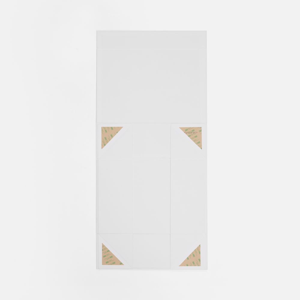 Коробка складная Quadra Fold, белая-6
