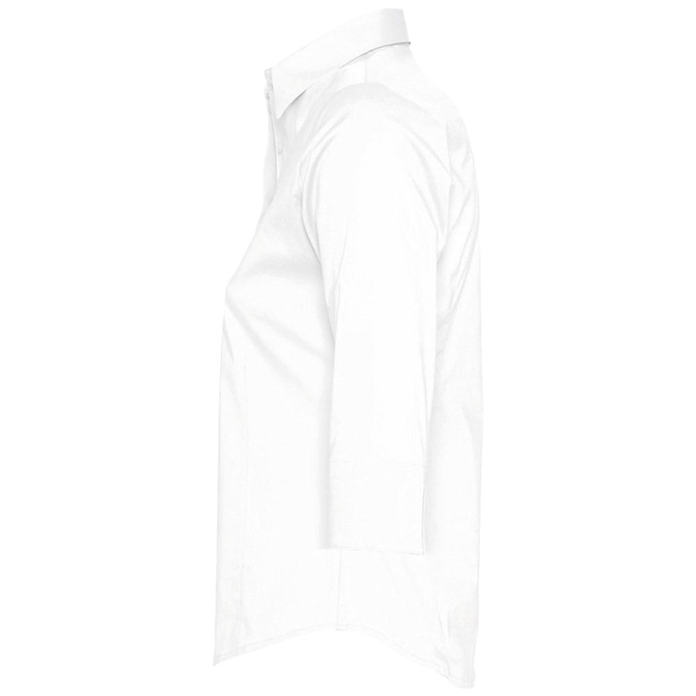 Рубашка женская с рукавом 3/4 Effect 140 белая, размер XS-3