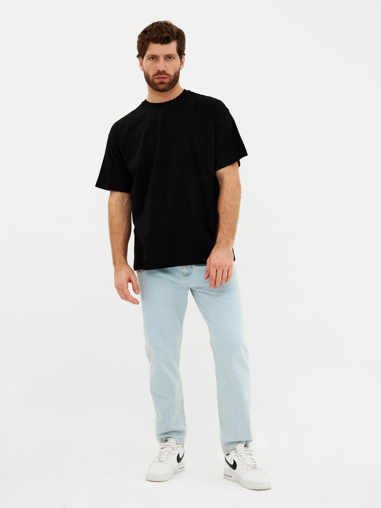 Футболка Oversize Premium, черная, размер S-5
