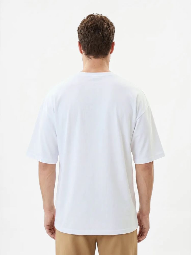 Футболка Oversize Premium 210, белая, размер S-2