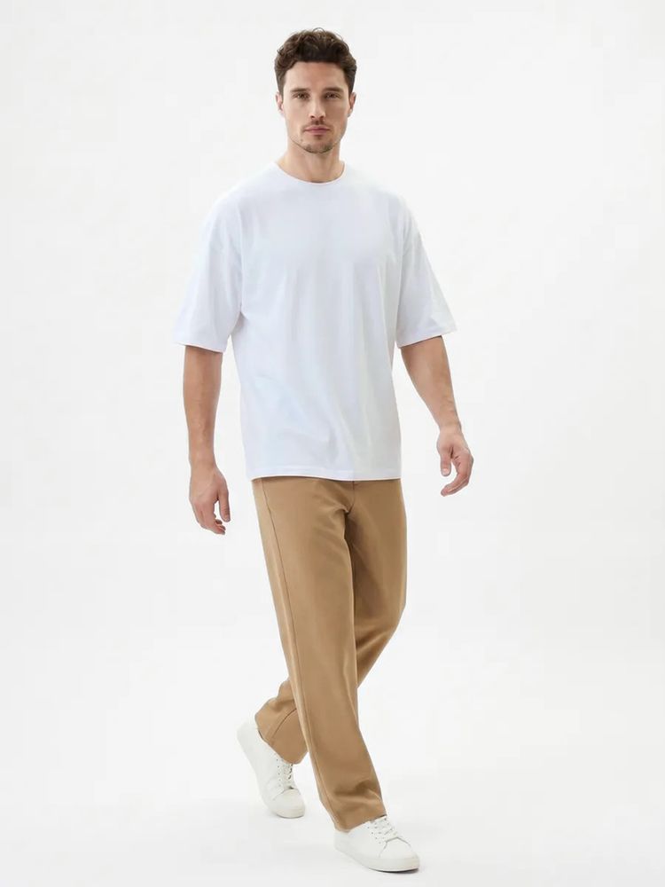Футболка Oversize Premium 210, белая, размер S-5
