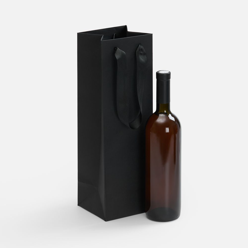Пакет под бутылку Vindemia ver.2, черный-3