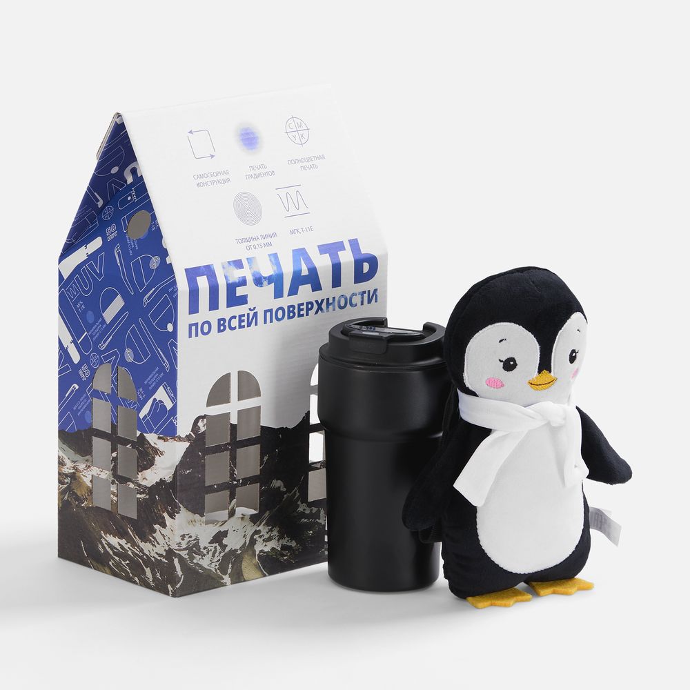 Коробка «Домик», L, с печатью на заказ-2