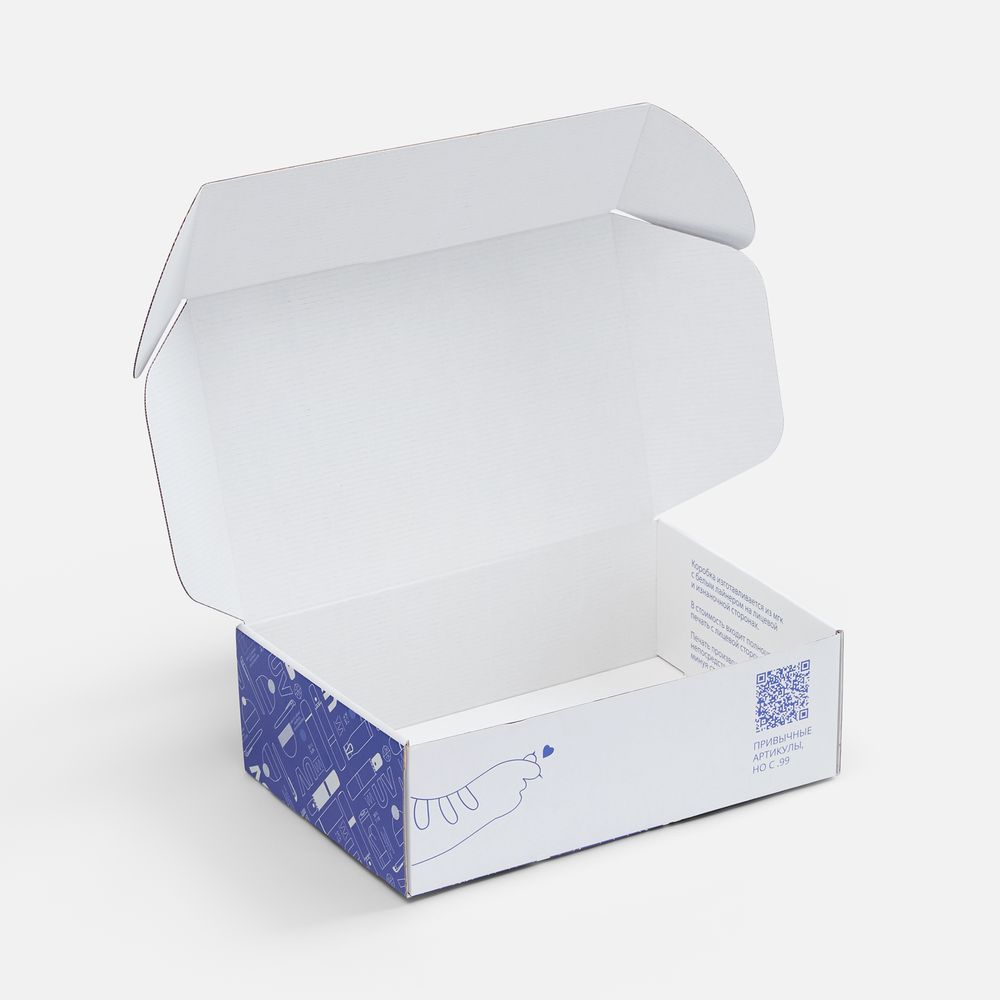 Коробка самосборная Capsie Light с печатью на заказ-2