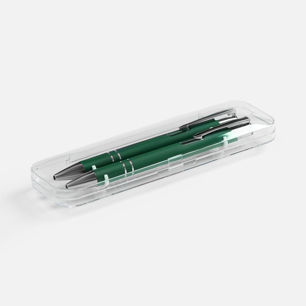Набор из 2 ручек Keskus Soft Touch, зеленый-3