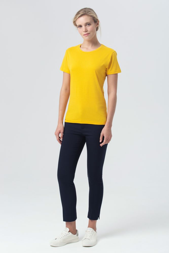 Футболка женская Miss 150 желтая, размер S-8