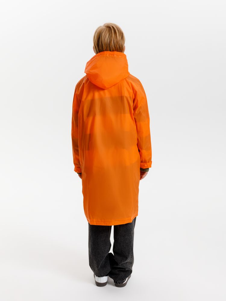 Дождевик детский RainDrop Kids, оранжевый, 8 лет (рост 118-128)-11