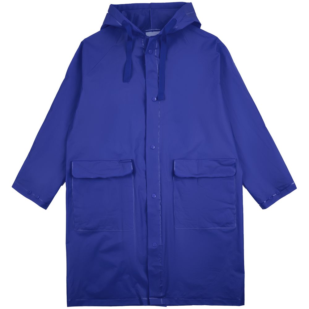 Дождевик детский RainDrop Kids, ярко-синий, 8 лет (рост 118-128)-1
