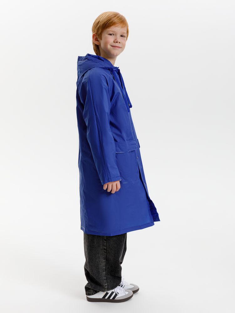 Дождевик детский RainDrop Kids, ярко-синий, 8 лет (рост 118-128)-10