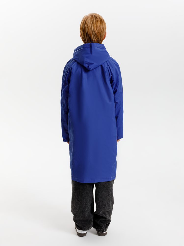 Дождевик детский RainDrop Kids, ярко-синий, 8 лет (рост 118-128)-11