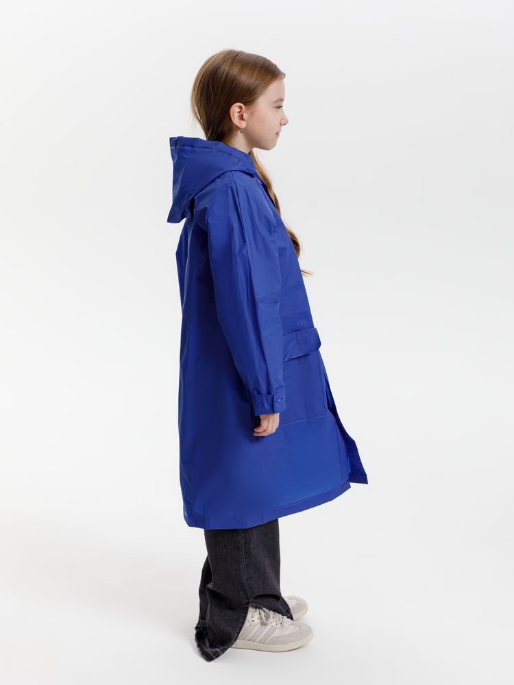 Дождевик детский RainDrop Kids, ярко-синий, 8 лет (рост 118-128)-14