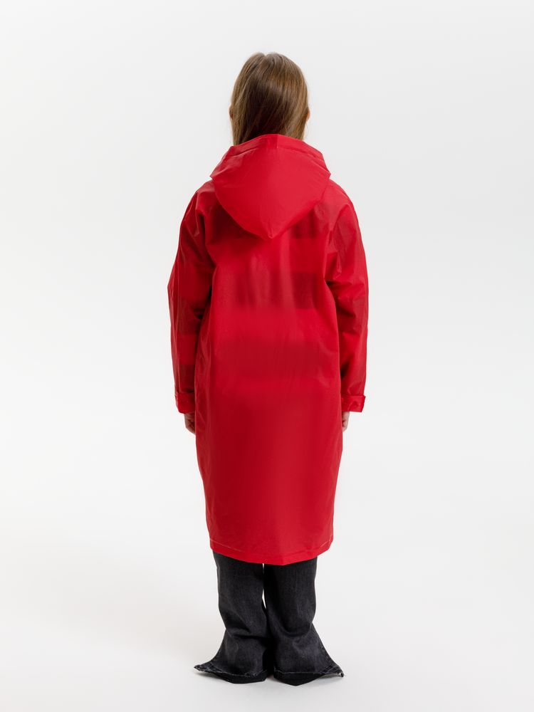 Дождевик детский RainDrop Kids, красный, 8 лет (рост 118-128)-11