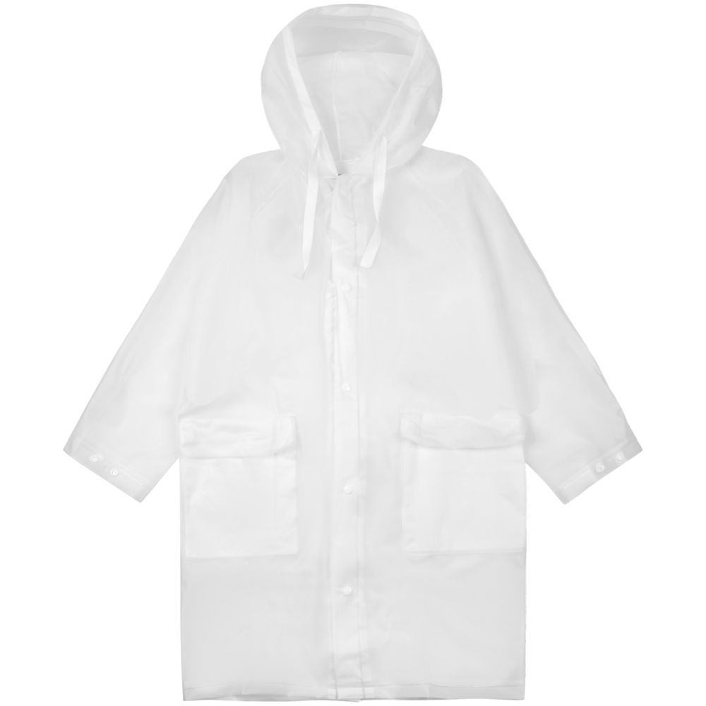 Дождевик детский RainDrop Kids, белый, 8 лет (рост 118-128)-1