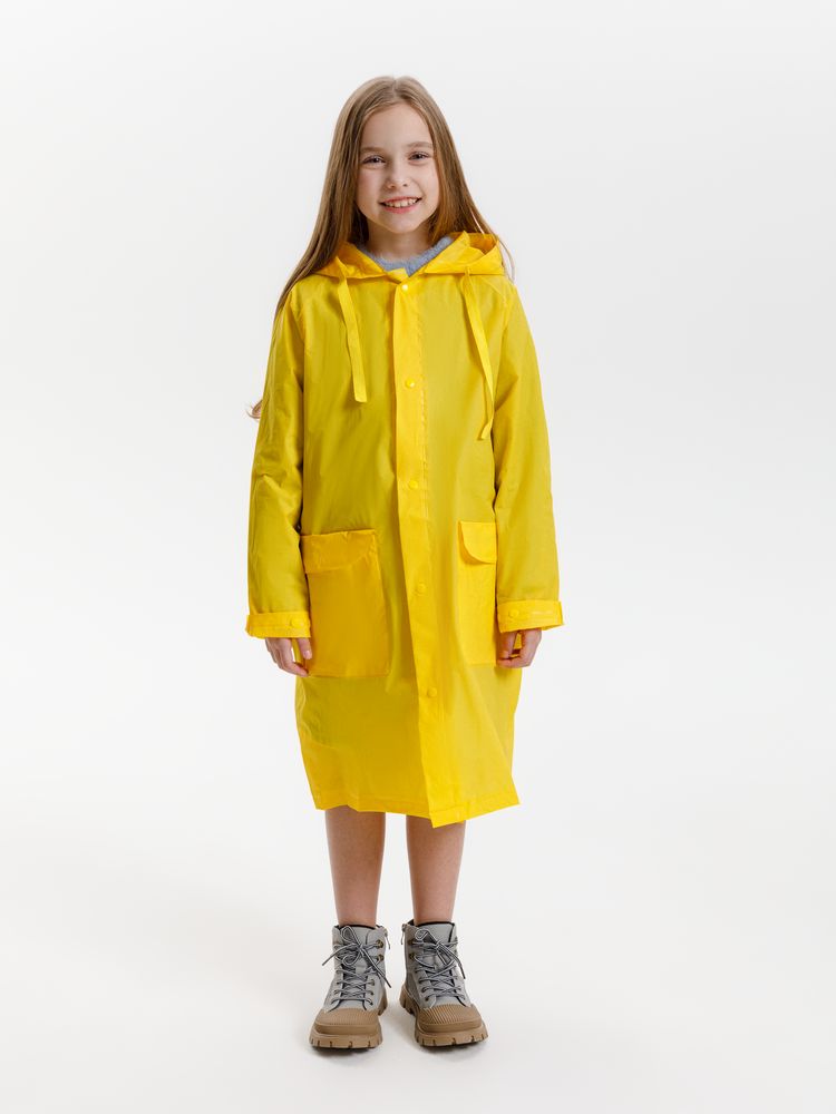 Дождевик детский RainDrop Kids, желтый, 8 лет (рост 118-128)-9