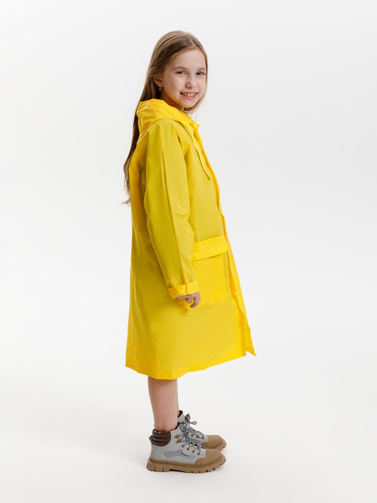 Дождевик детский RainDrop Kids, желтый, 8 лет (рост 118-128)-10
