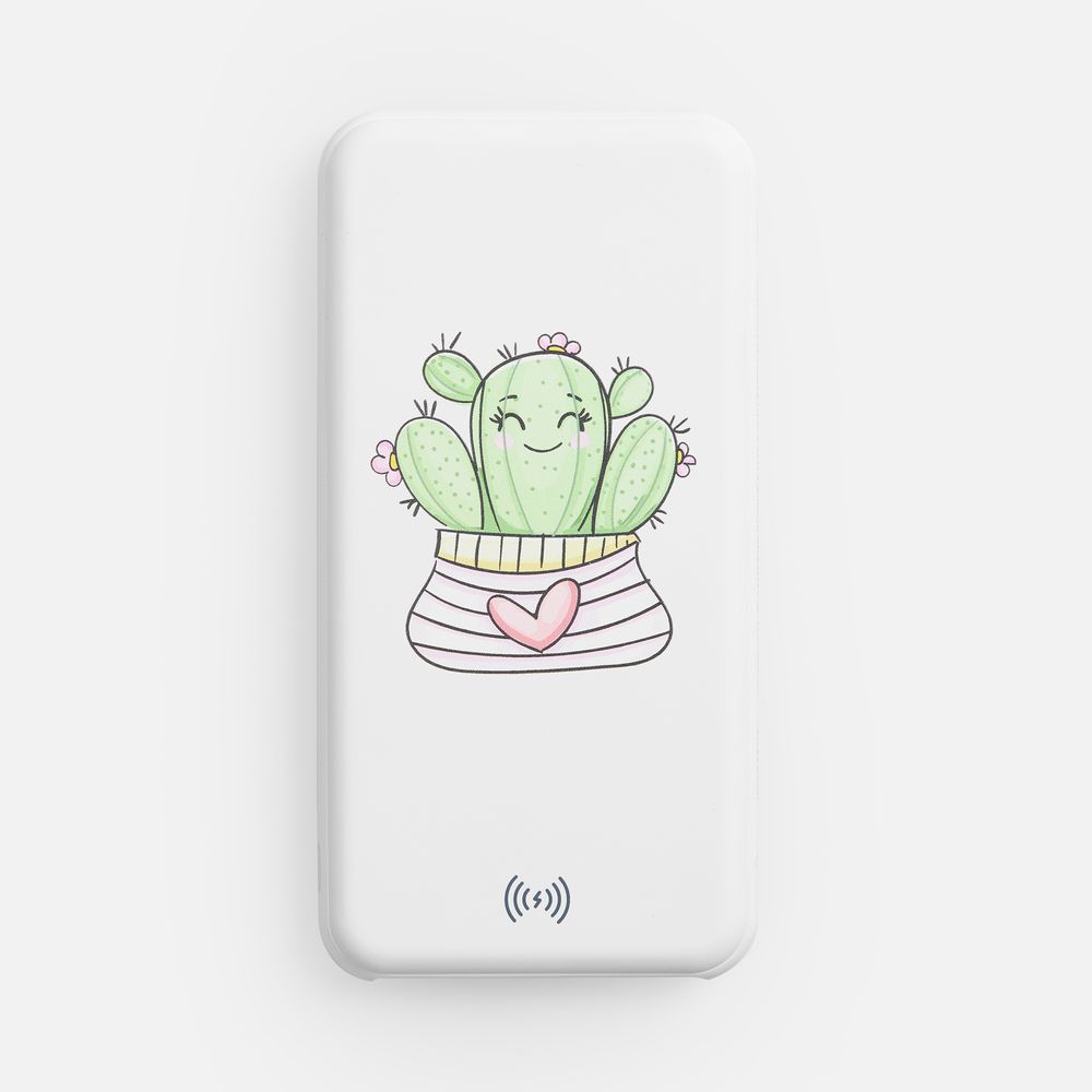 Аккумулятор с беспроводной зарядкой All Day Wireless, 10000 мАч, белый-9