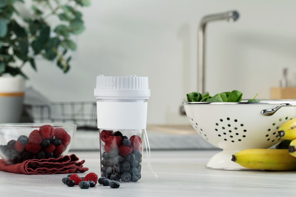 Портативный блендер Smoothberry, белый-7