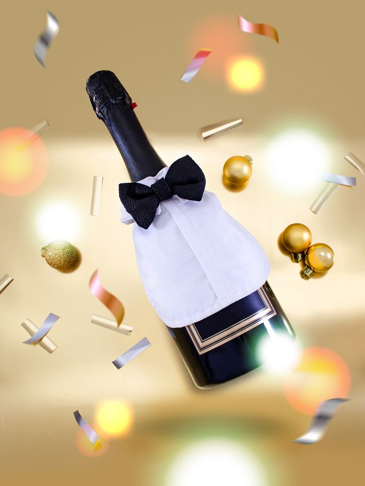 Аксессуар для бутылки Black Tie-5