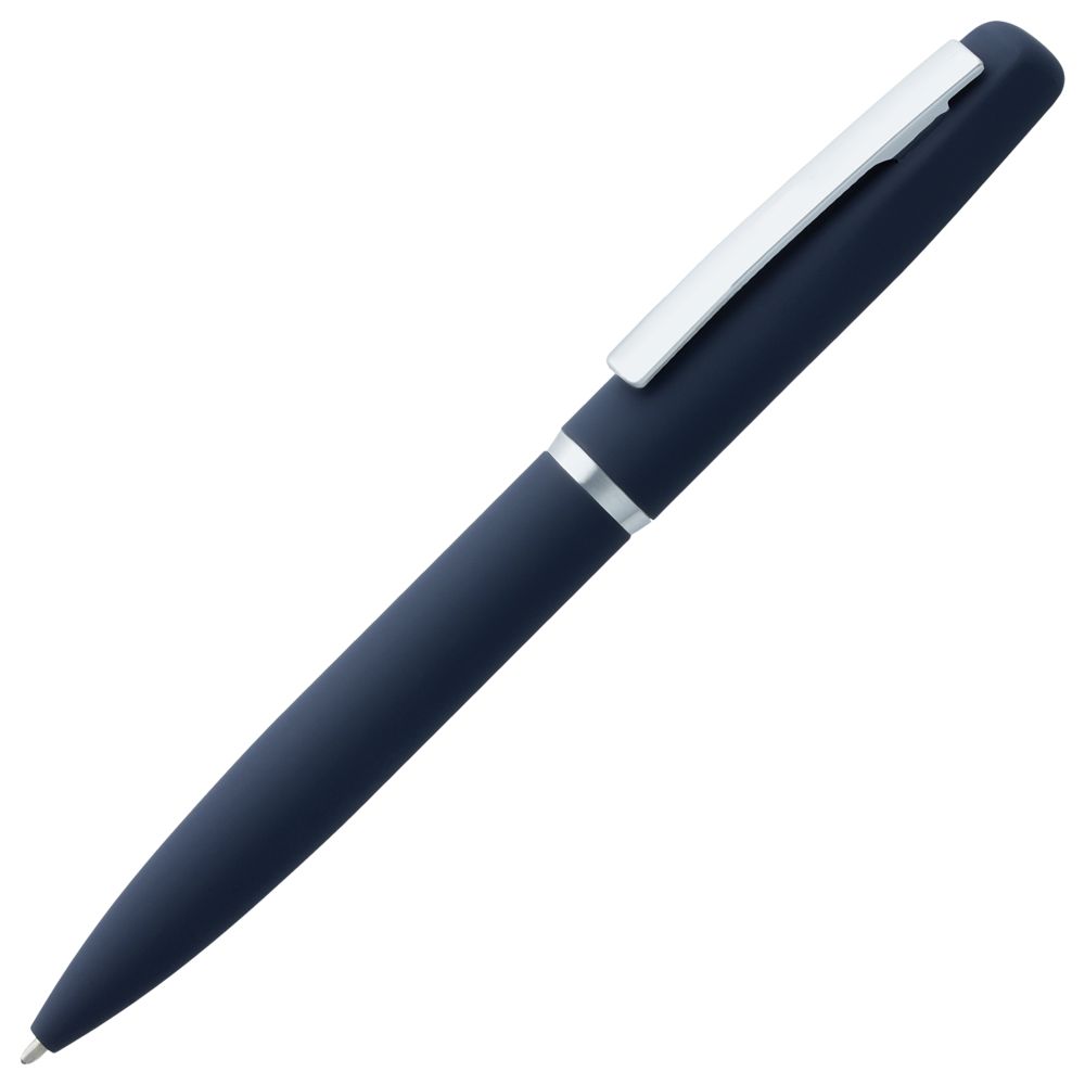 Ручка шариковая Bolt Soft Touch, синяя-1