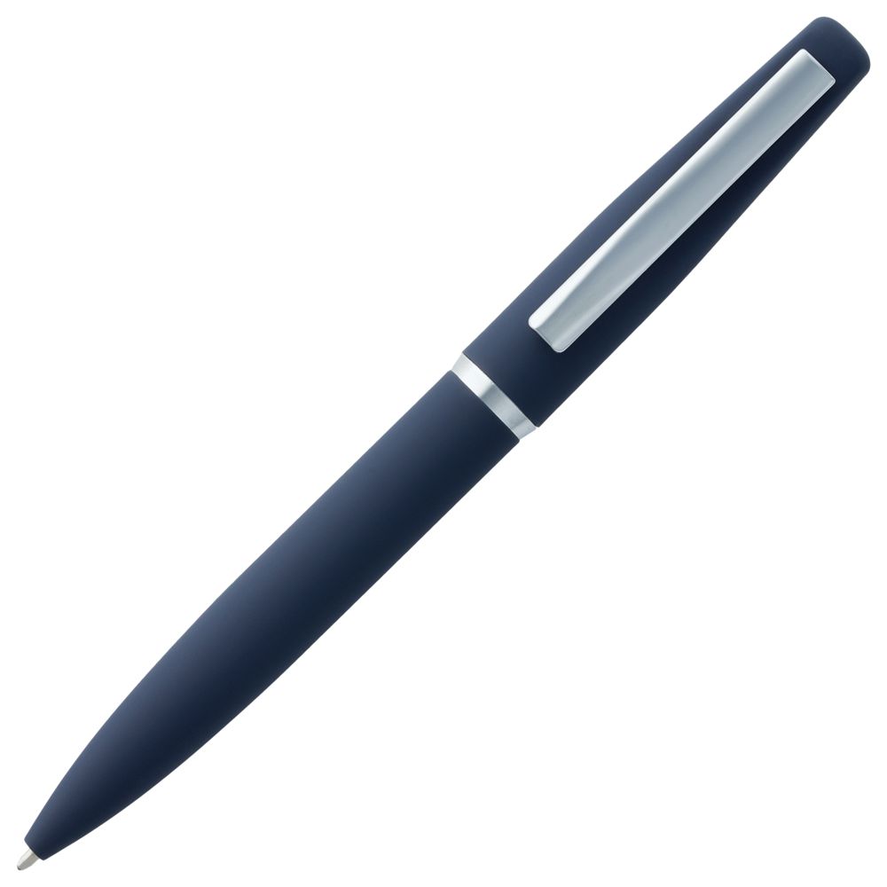 Ручка шариковая Bolt Soft Touch, синяя-3
