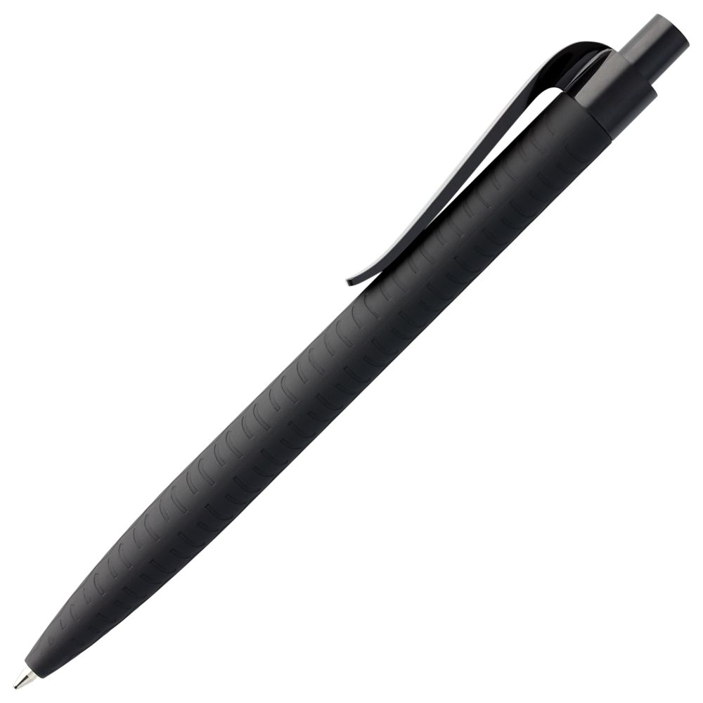 Ручка шариковая Prodir QS03 PRP Tyre Soft Touch, черная-2