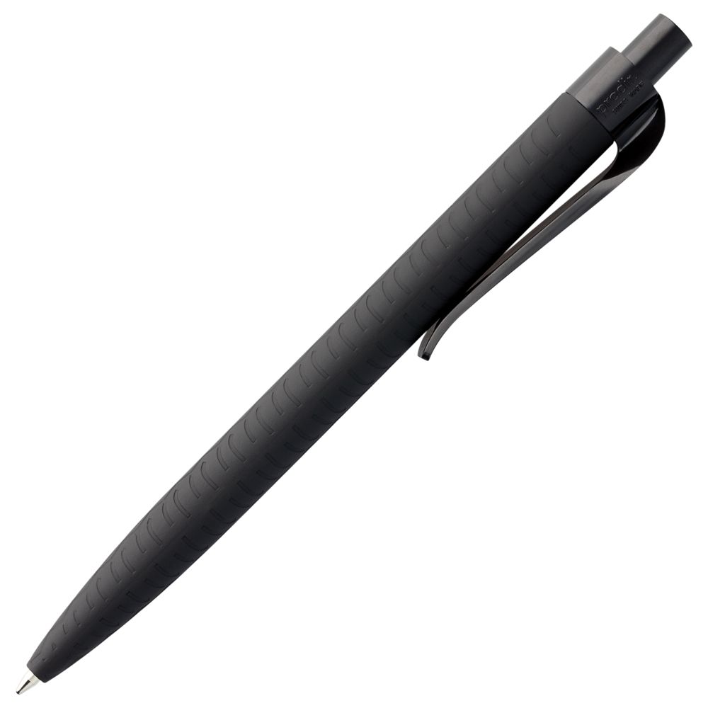 Ручка шариковая Prodir QS03 PRP Tyre Soft Touch, черная-3