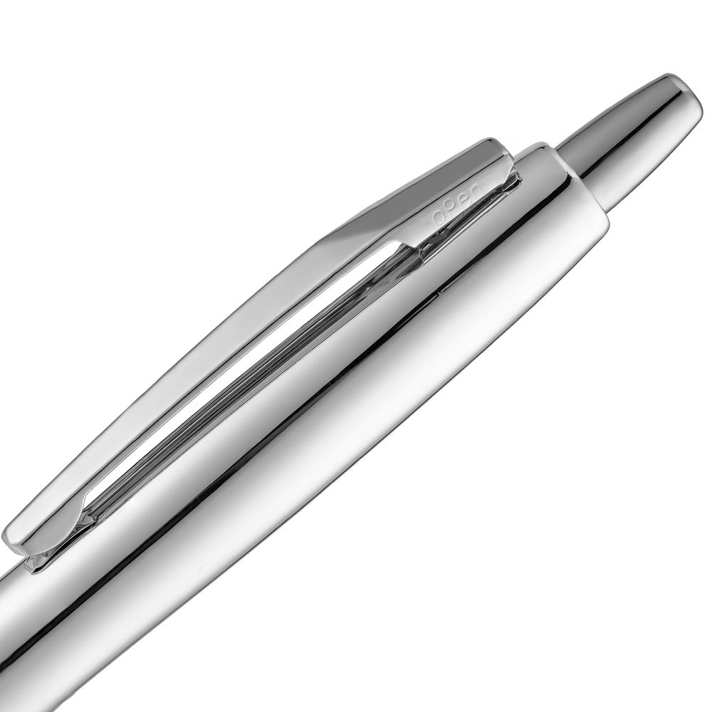 Ручка шариковая Barracuda, серебристая-5