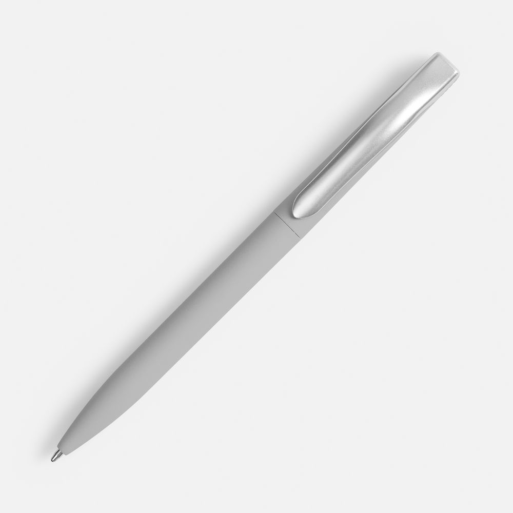Ручка шариковая Pin Soft Touch, серая-2