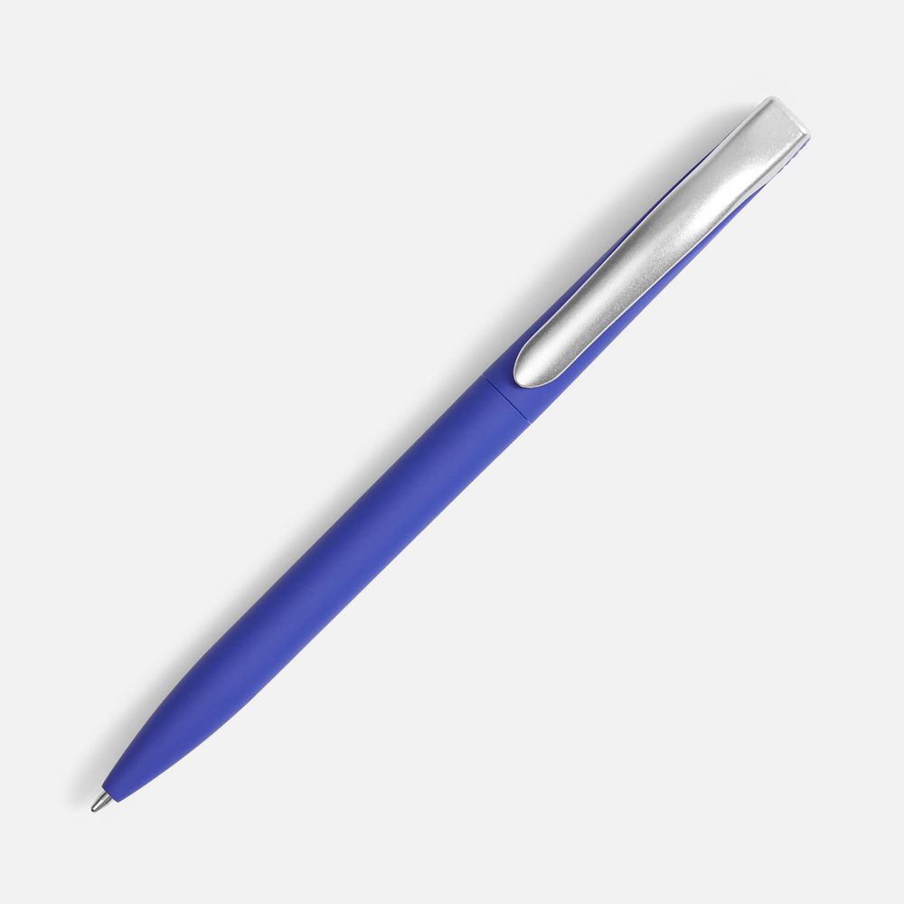 Ручка шариковая Pin Soft Touch, синяя-2