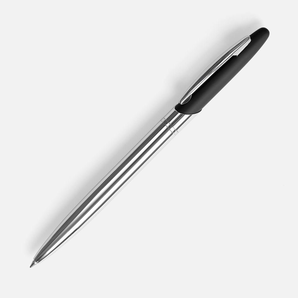 Ручка шариковая Dagger Soft Touch, черная-1