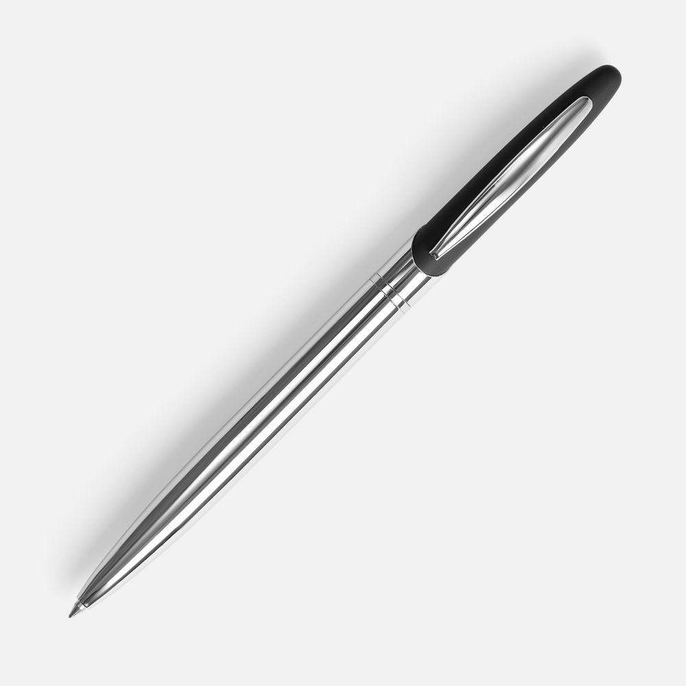 Ручка шариковая Dagger Soft Touch, черная-2