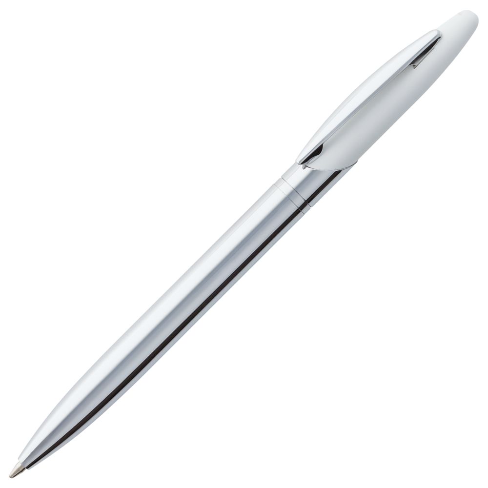 Ручка шариковая Dagger Soft Touch, белая-1