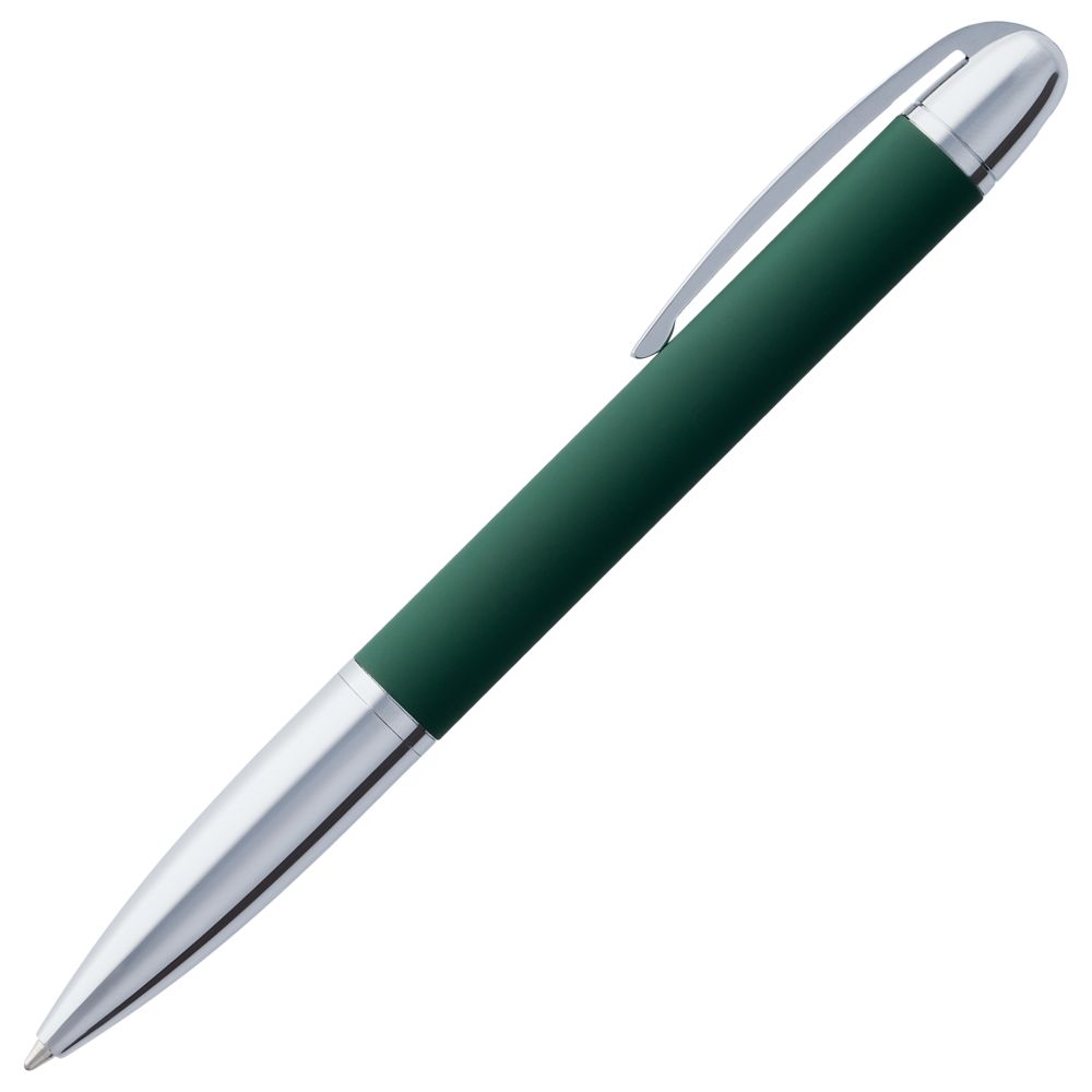 Ручка шариковая Arc Soft Touch, зеленая-2