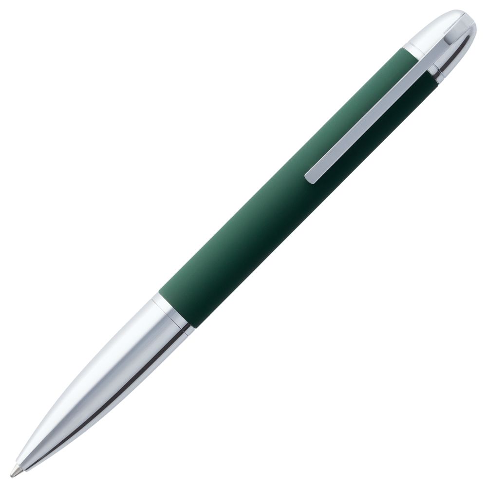 Ручка шариковая Arc Soft Touch, зеленая-3
