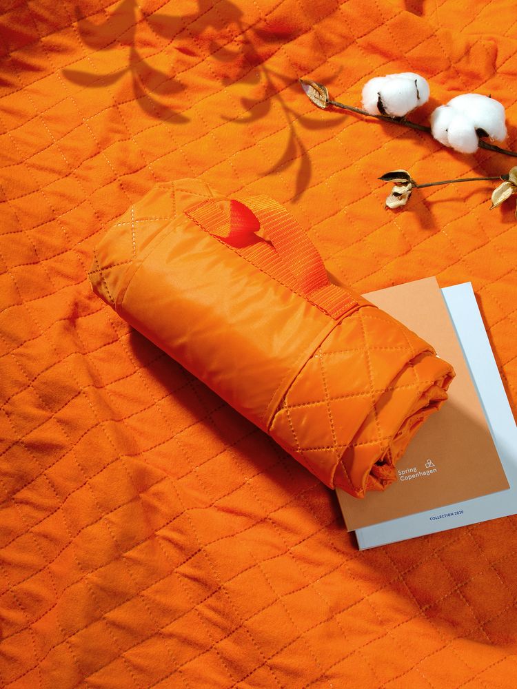 Плед для пикника Comfy, оранжевый-5