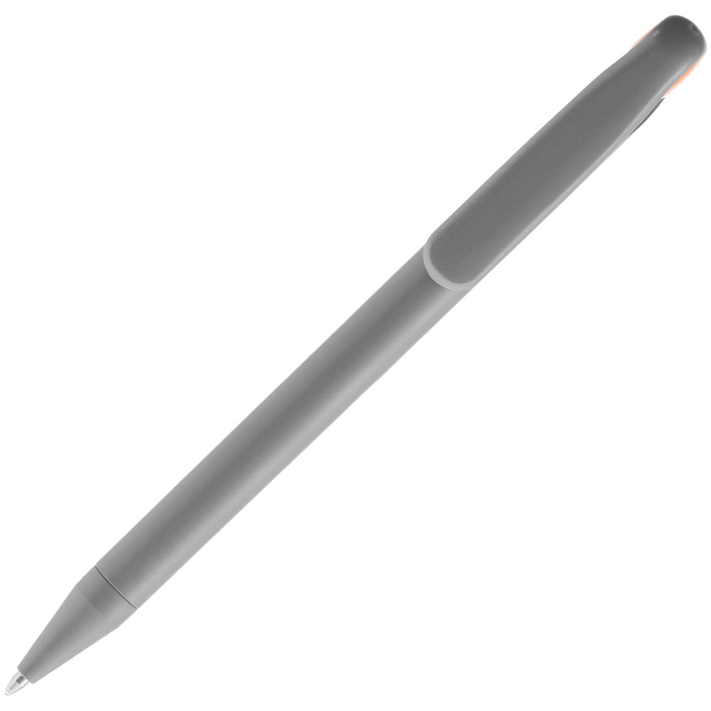 Ручка шариковая Prodir DS1 TMM Dot, серая с оранжевым-4