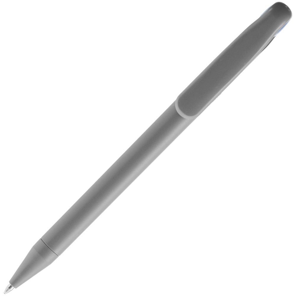 Ручка шариковая Prodir DS1 TMM Dot, серая с синим-4