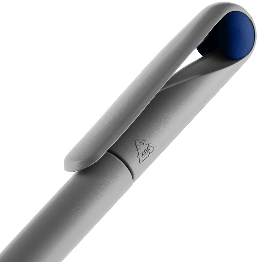 Ручка шариковая Prodir DS1 TMM Dot, серая с синим-5