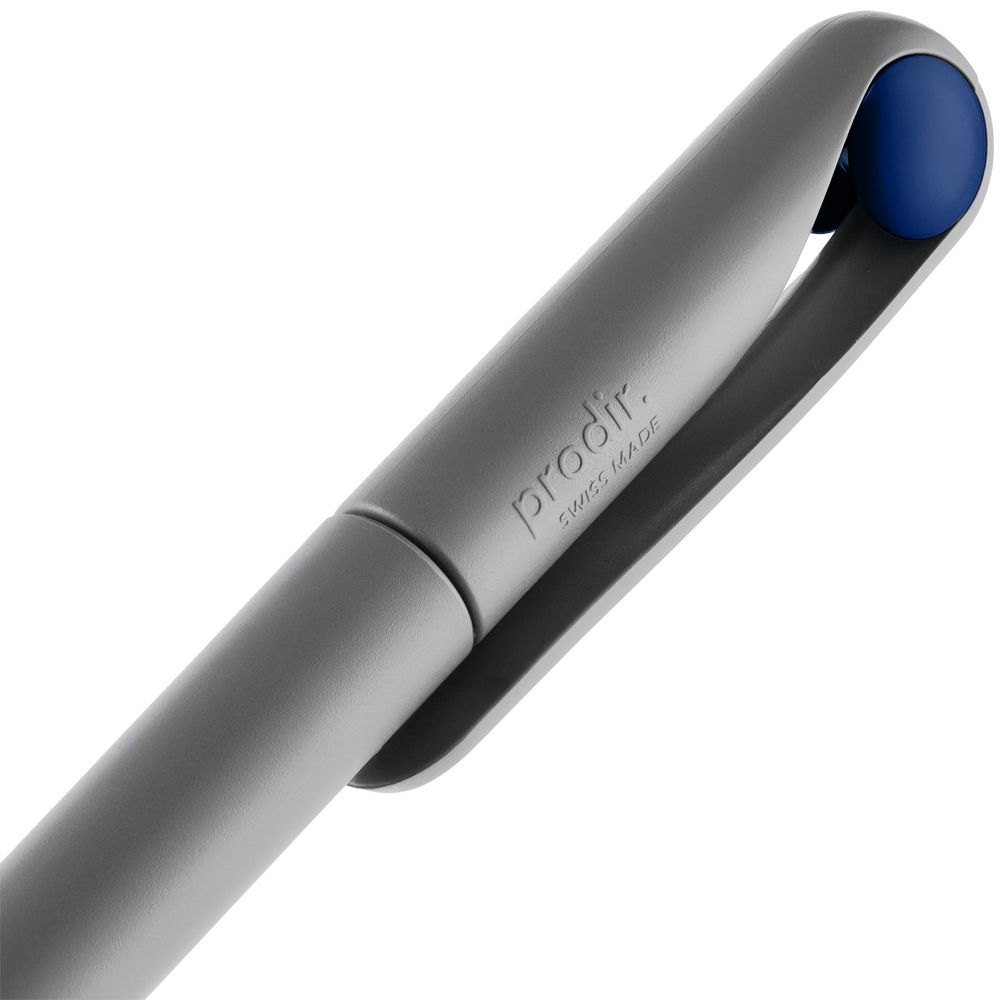 Ручка шариковая Prodir DS1 TMM Dot, серая с синим-6