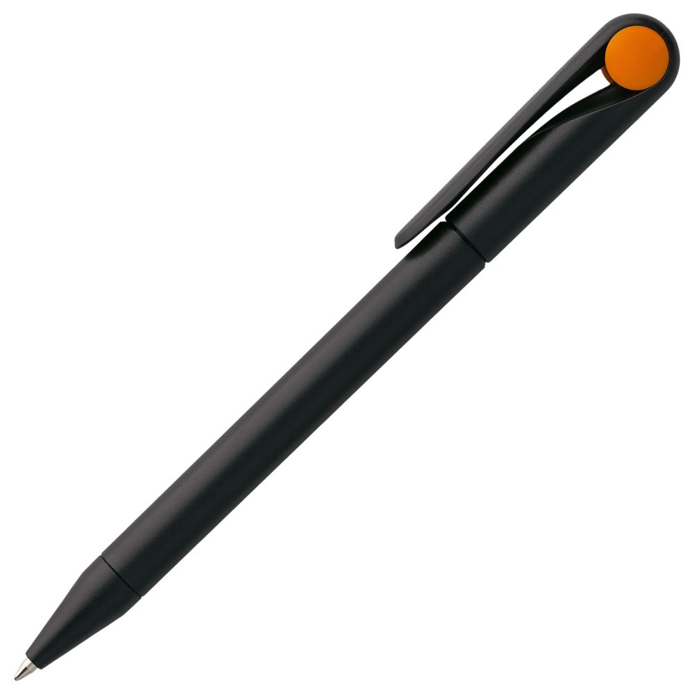 Ручка шариковая Prodir DS1 TMM Dot, черная с оранжевым-2