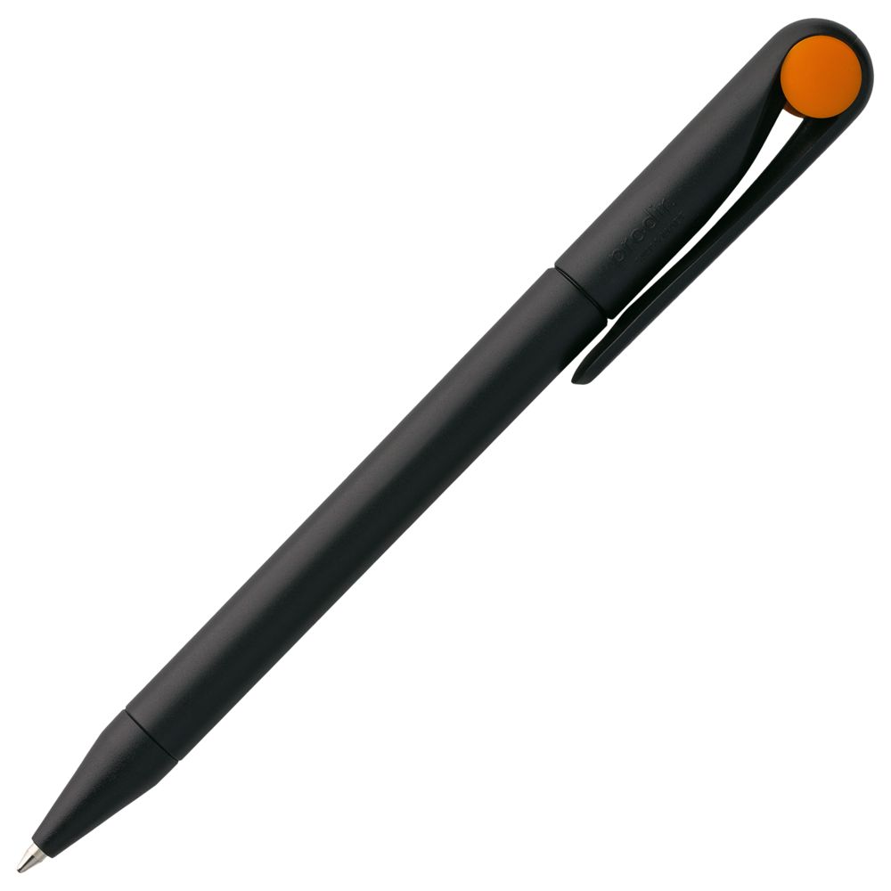 Ручка шариковая Prodir DS1 TMM Dot, черная с оранжевым-3