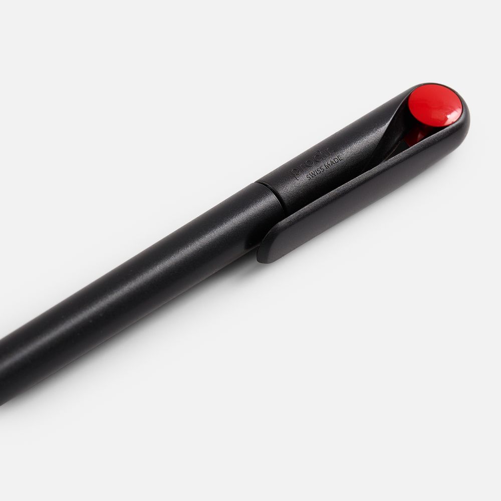Ручка шариковая Prodir DS1 TMM Dot, черная с красным-5